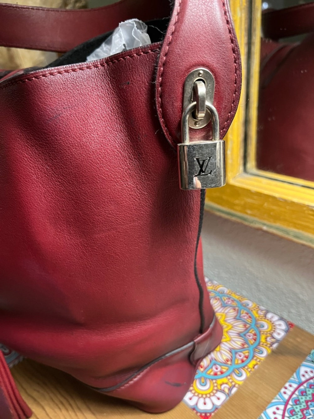 Louis VuittonNN14 Cuir Nuance Bucket Bag Leather GM w/ LV dustbag & box - Picture 3 of 16